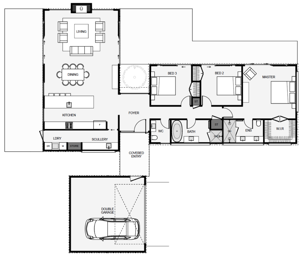 Cloudspire Bastion House Plan floor