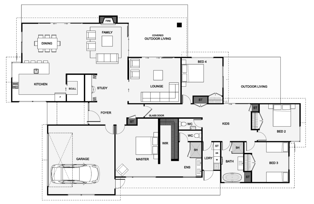 Queens Park Quarters house plan